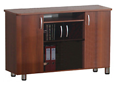 Тумба многофункциональная со стеклом 82.07 серия Лидер