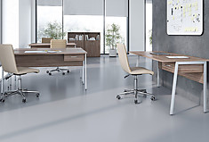 Комплект офисной мебели для кабинета на 4 рабочих места Imago-Plus №152
