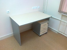 Широкий рабочий стол с мобильной тумбой Imago №83