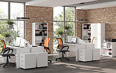 Комплект мебели для офиса 4 рабочих места Simple №149